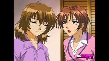 Horny Lesbian Friends Attend an Orgy &vert; Hentai Uncensored