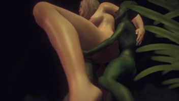 Elf Ravished by Goblins in Wild Forest Threesome! 🔥 3D Hentai