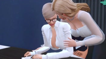 PERVERTED FUTANARI SECRETARY SEDUCED HER STRICT BOSS AND SHE BECAME HER SLUT &lpar;SIMS 4   ROUGH SEX   HENTAI&rpar;