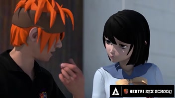 HENTAI SEX UNIVERSITY - Hentai Students Fuck In Public and Lesbian Scissor In Private Locker Room&excl;