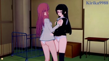 Marika & Chiaki’s Steamy Lesbian & Futanari Action! - Space Pirates Hentai