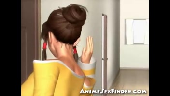 3D Teen Catches Boy Wanking&excl;