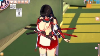 [Koikatsu Eroge!] Busty Yamato Nadeshiko Sakurako's Hot Boob Play H!