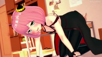 Anya wants to have fun warming up a cock wearing her new outfit &lpar;adult version&rpar;