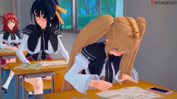 Rias Gremory's Steamy Bathroom Invite! 🔥 HS DXD NTR Madness | Full on Sheer!