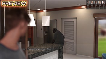 Hot BBW Stepmom Loves Sucking a Huge BBC Cock Then She Got Anal By a Big Cock BBC - Blacked 04 3D Porn Game