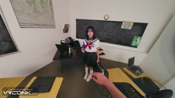 VR Seduction: Ryuko Matoi’s Upskirt Ecstasy in Anime Cosplay! 🔥 HD