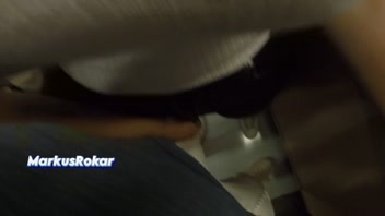 Busty Blonde MILF Teases Me on Subway! Clothed Sex Heat! 🔥