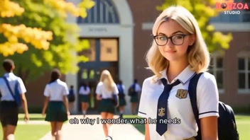 Seductive Teacher Dominates Sexy Blonde Teen! (Zara Pt.1) - 3D Hentai Heat!