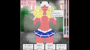 Ravishing Anime Cheerleader Babe in Heat!