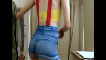 Pokémon Body Paint Seduction: Steamy Anime Wash!