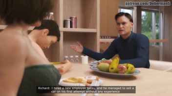 Hot MILF drained her stepson&apos;s balls