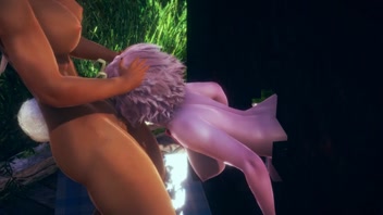 My Hero Academia Hentai - Mina Ashido Blowjob and Fucked through a wall by Usagiyama Futanari  - Manga Anime Asian Japanese Lesbian Futa Game Porn