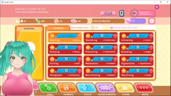 Sexy Anime Vtuber Seduces in Crush Crush Uncensored