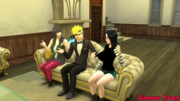 Naruto Hentai Cap 2 Naruto is watching a movie with his wife and and ends up having a threesome with his wife and anal sex ends up inside both of them