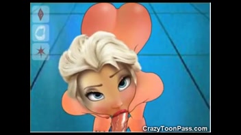 3D Elsa from Frozen Gets 3 Cumshots&excl;