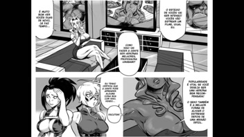 Heroines use anal against villains - Boku no Hero