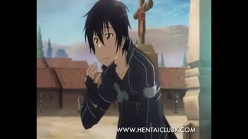 sexy Art Online Ecchi moment anime girls